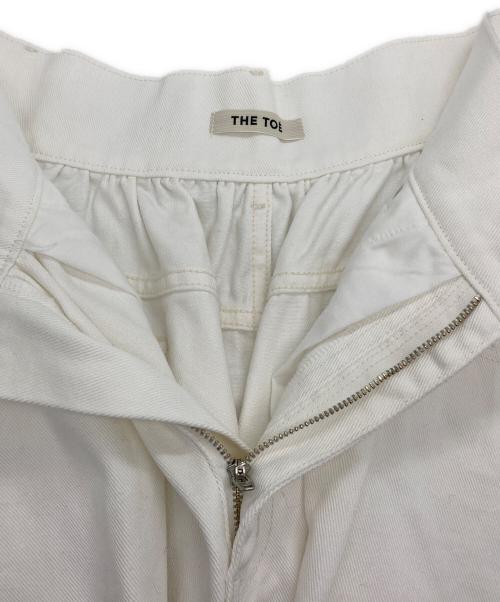 THETOE（ザ トゥー）THETOE (ザ トゥー) Olympia Denim Skirt オリンピアデニムスカート ホワイト サイズ:Sの古着・服飾アイテム