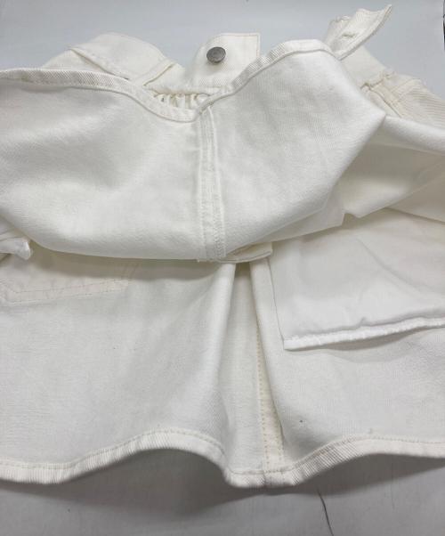 THETOE（ザ トゥー）THETOE (ザ トゥー) Olympia Denim Skirt オリンピアデニムスカート ホワイト サイズ:Sの古着・服飾アイテム