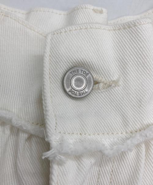 THETOE（ザ トゥー）THETOE (ザ トゥー) Olympia Denim Skirt オリンピアデニムスカート ホワイト サイズ:Sの古着・服飾アイテム