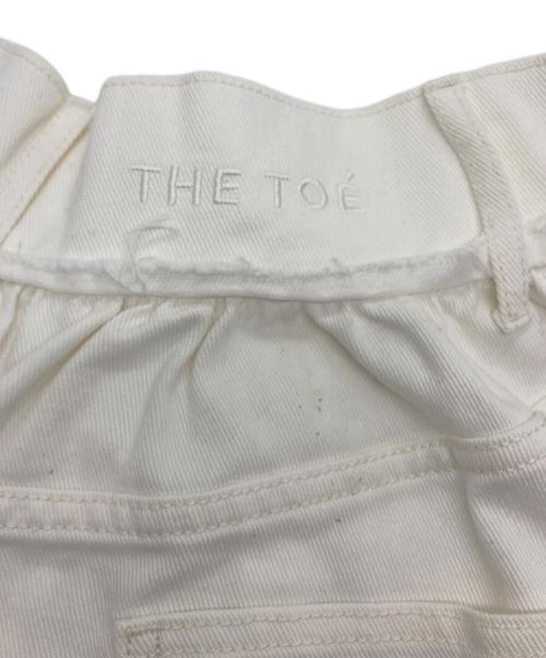 THETOE（ザ トゥー）THETOE (ザ トゥー) Olympia Denim Skirt オリンピアデニムスカート ホワイト サイズ:Sの古着・服飾アイテム