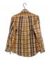 COMME des GARCONS SHIRT (コムデギャルソンシャツ) ボタンダウンチェックシャツ オレンジ サイズ:M：12000円