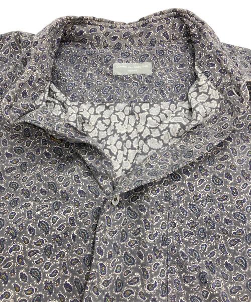 COMME des GARCONS HOMME（コムデギャルソン オム）COMME des GARCONS HOMME (コムデギャルソン オム) 80-90ｓ　ペイズリー柄シャツ グレー サイズ:タグ印字消えの古着・服飾アイテム