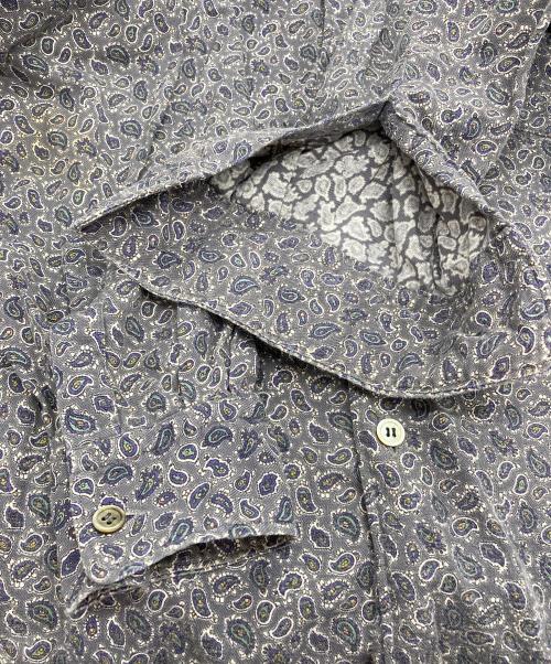 COMME des GARCONS HOMME（コムデギャルソン オム）COMME des GARCONS HOMME (コムデギャルソン オム) 80-90ｓ　ペイズリー柄シャツ グレー サイズ:タグ印字消えの古着・服飾アイテム