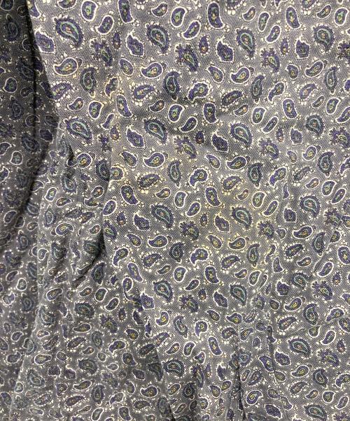 COMME des GARCONS HOMME（コムデギャルソン オム）COMME des GARCONS HOMME (コムデギャルソン オム) 80-90ｓ　ペイズリー柄シャツ グレー サイズ:タグ印字消えの古着・服飾アイテム