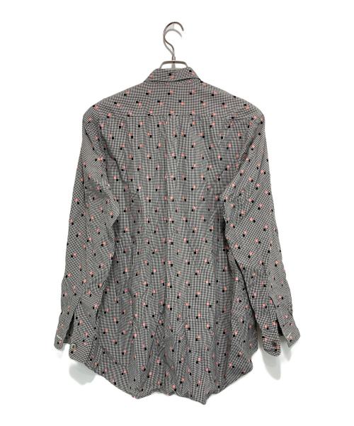 COMME des GARCONS HOMME（コムデギャルソン オム）COMME des GARCONS HOMME (コムデギャルソン オム) チェックシャツ ホワイト×ブラック サイズ:表記なし（実寸参照）の古着・服飾アイテム