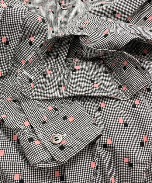 COMME des GARCONS HOMME（コムデギャルソン オム）COMME des GARCONS HOMME (コムデギャルソン オム) チェックシャツ ホワイト×ブラック サイズ:表記なし（実寸参照）の古着・服飾アイテム