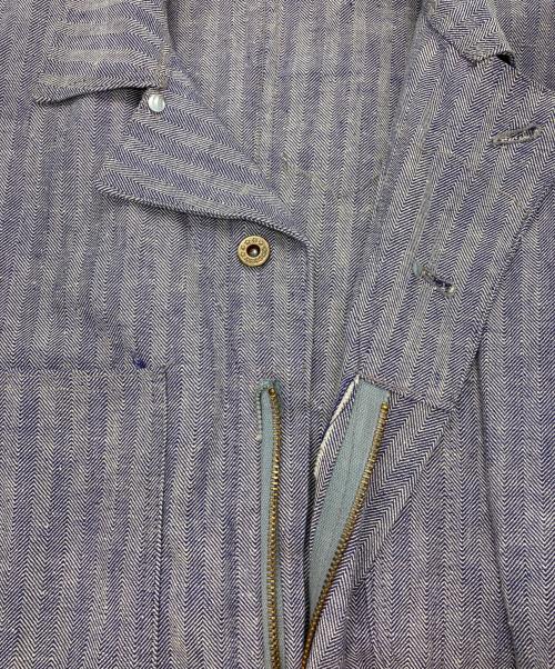 USED（ユーズド）USED (ユーズド) ユーロワーク ジャンプスーツ ネイビー サイズ:40の古着・服飾アイテム