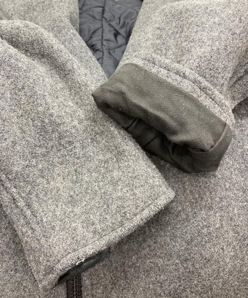 Schott（ショット）Schott (ショット) メルトンライダースジャケット グレー サイズ:ｌの古着・服飾アイテム