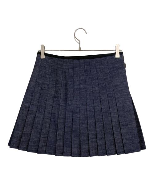J.W.ANDERSON（ジェイダブリューアンダーソン）J.W.ANDERSON (ジェイダブリューアンダーソン) TOPSHOP (トップショップ) MINI DENIM KILT スカート インディゴ サイズ:36の古着・服飾アイテム