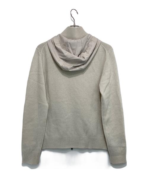 HERNO Resort（ヘルノリゾート）HERNO Resort (ヘルノリゾート) カシミヤ ジップアップニットパーカー ベージュ サイズ:46の古着・服飾アイテム