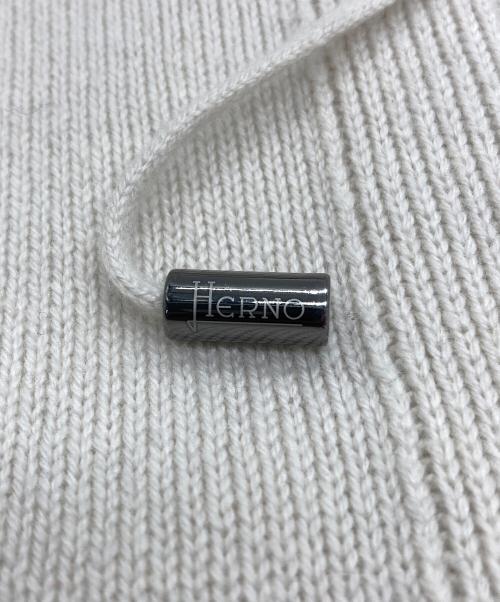 HERNO Resort（ヘルノリゾート）HERNO Resort (ヘルノリゾート) カシミヤ ジップアップニットパーカー ベージュ サイズ:46の古着・服飾アイテム