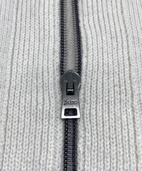 HERNO Resort（ヘルノリゾート）HERNO Resort (ヘルノリゾート) カシミヤ ジップアップニットパーカー ベージュ サイズ:46の古着・服飾アイテム