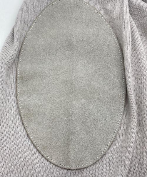 Maison Margiela 14（メゾンマルジェラ 14）Maison Margiela 14 (メゾンマルジェラ 14) コットンウール エルボーパッチ Vネックカーディガン グレー サイズ:Mの古着・服飾アイテム