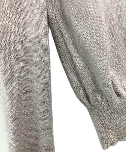 Maison Margiela 14（メゾンマルジェラ 14）Maison Margiela 14 (メゾンマルジェラ 14) コットンウール エルボーパッチ Vネックカーディガン グレー サイズ:Mの古着・服飾アイテム