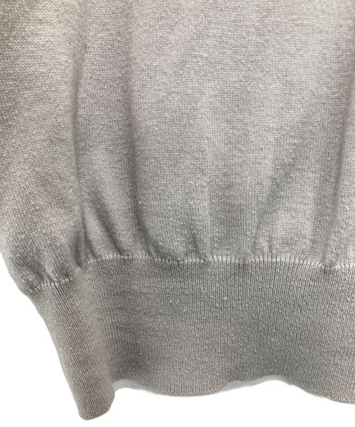 Maison Margiela 14（メゾンマルジェラ 14）Maison Margiela 14 (メゾンマルジェラ 14) コットンウール エルボーパッチ Vネックカーディガン グレー サイズ:Mの古着・服飾アイテム