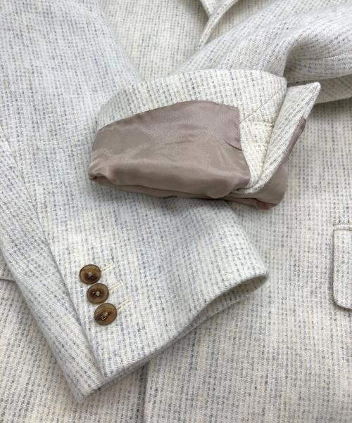 JOHN SMEDLEY（ジョンスメドレー）JOHN SMEDLEY (ジョンスメドレー) ウールテーラードジャケット アイボリー サイズ:1（S）の古着・服飾アイテム
