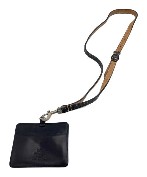 Whitehouse Cox（ホワイトハウスコックス）Whitehouse Cox (ホワイトハウスコックス) ID HOLDER ブラック×ネイビーの古着・服飾アイテム
