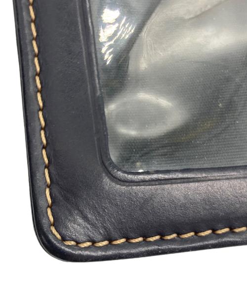 Whitehouse Cox（ホワイトハウスコックス）Whitehouse Cox (ホワイトハウスコックス) ID HOLDER ブラック×ネイビーの古着・服飾アイテム