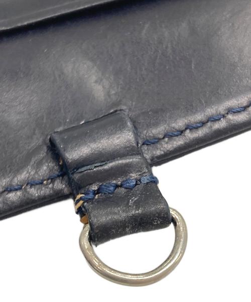 Whitehouse Cox（ホワイトハウスコックス）Whitehouse Cox (ホワイトハウスコックス) ID HOLDER ブラック×ネイビーの古着・服飾アイテム