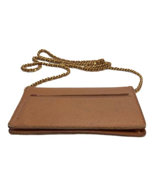 CHANEL（シャネル）CHANEL (シャネル) チェーンウォレット ショルダーバッグ ブラウン×ゴールドの古着・服飾アイテム