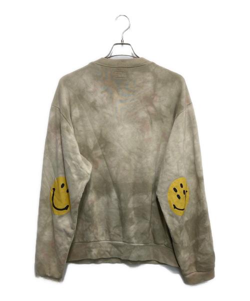 KAPITAL（キャピタル）KAPITAL (キャピタル) スマイルプリントタイダイ柄スウェット ベージュ サイズ:2の古着・服飾アイテム
