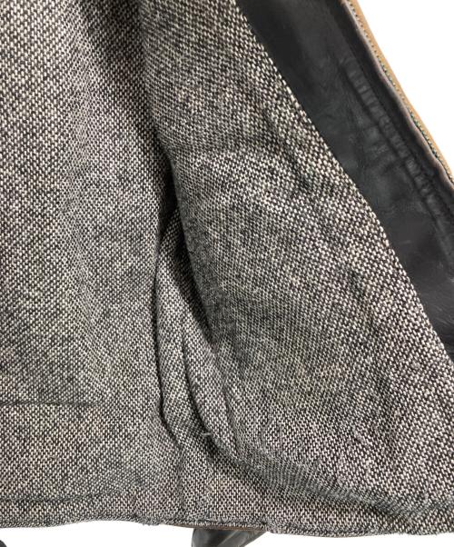 Aero LEATHER（エアロレザー）Aero LEATHER (エアロレザー) Halfbelt ハーフベルトホースハイド レザージャケット ブラック サイズ:34の古着・服飾アイテム