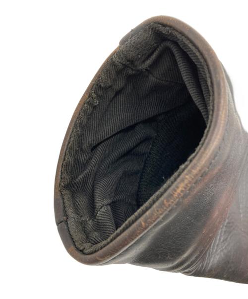 Aero LEATHER（エアロレザー）Aero LEATHER (エアロレザー) Halfbelt ハーフベルトホースハイド レザージャケット ブラック サイズ:34の古着・服飾アイテム