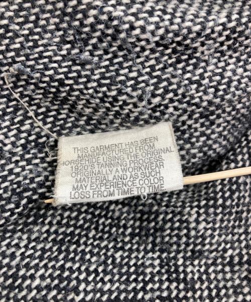 Aero LEATHER（エアロレザー）Aero LEATHER (エアロレザー) Halfbelt ハーフベルトホースハイド レザージャケット ブラック サイズ:34の古着・服飾アイテム