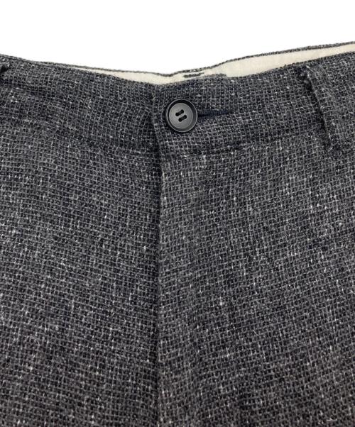 permanent union（パーマネントユニオン）permanent union (パーマネントユニオン) ウール混スラックス グレー サイズ:Lの古着・服飾アイテム