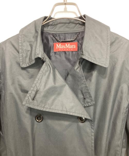 Max Mara Studio（マックスマーラ ストゥディオ）Max Mara Studio (マックスマーラ ストゥディオ) トレンチコート ブラック サイズ:J38の古着・服飾アイテム