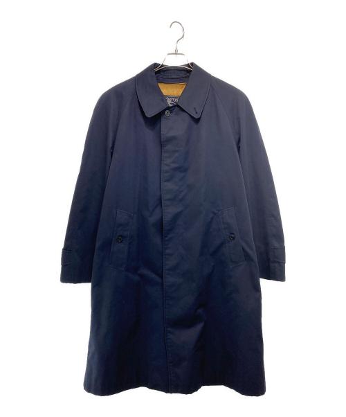 Burberry's（バーバリー）Burberry's (バーバリー) 裏ノバチェック ライナー付ステンカラーコート ネイビー サイズ:-の古着・服飾アイテム