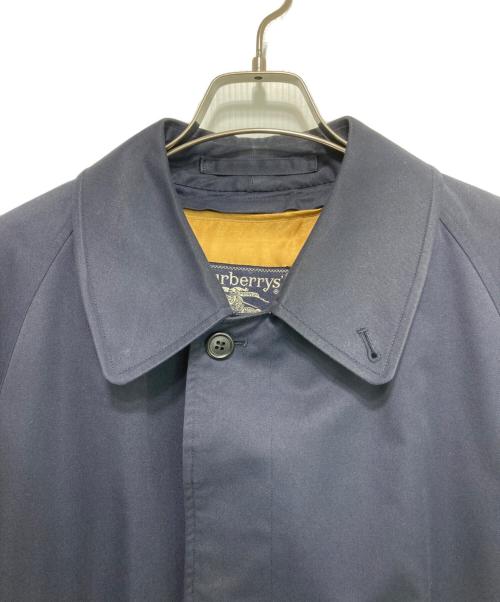 Burberry's（バーバリー）Burberry's (バーバリー) 裏ノバチェック ライナー付ステンカラーコート ネイビー サイズ:-の古着・服飾アイテム