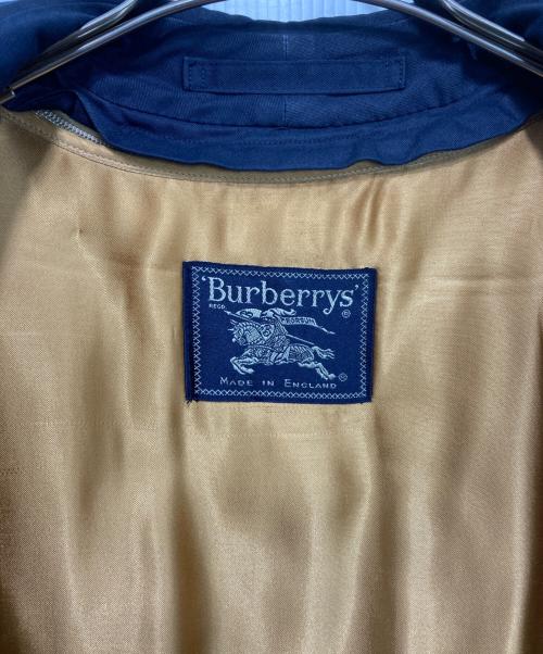Burberry's（バーバリー）Burberry's (バーバリー) 裏ノバチェック ライナー付ステンカラーコート ネイビー サイズ:-の古着・服飾アイテム
