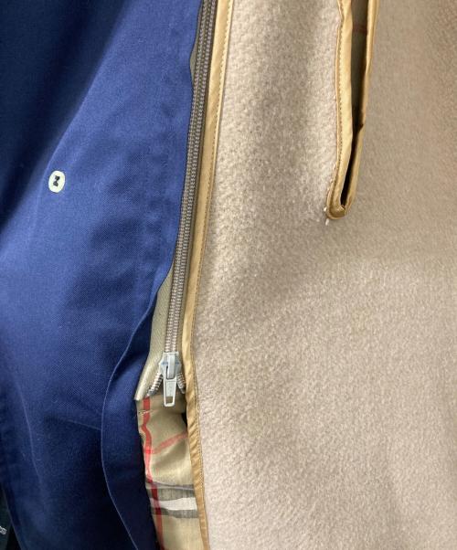 Burberry's（バーバリー）Burberry's (バーバリー) 裏ノバチェック ライナー付ステンカラーコート ネイビー サイズ:-の古着・服飾アイテム