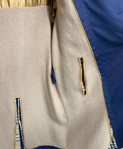 Burberry's（バーバリー）Burberry's (バーバリー) 裏ノバチェック ライナー付ステンカラーコート ネイビー サイズ:-の古着・服飾アイテム