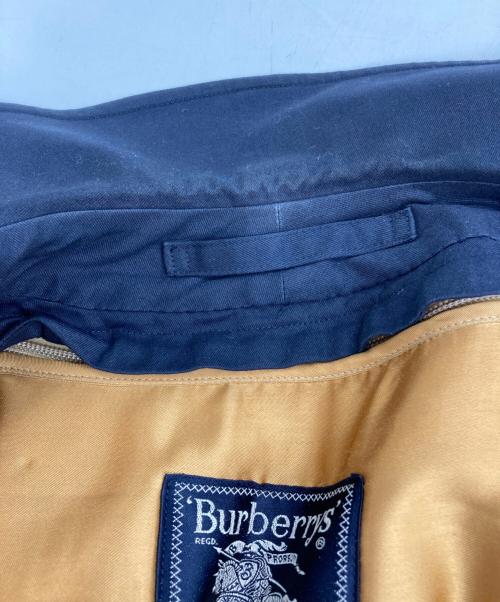 Burberry's（バーバリー）Burberry's (バーバリー) 裏ノバチェック ライナー付ステンカラーコート ネイビー サイズ:-の古着・服飾アイテム