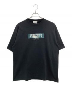 blurhmsROOTSTOCK Tシャツ・カットソー M 黒 【古着】【中古】【送料無料】 blurhms ROOTSTOCK (ブラームス) RAREGROOVE Print Tee WIDE（Tシャツ