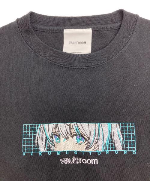 vault room（ボルトルーム）vault room (ボルトルーム) NEKOMUGI TORORO TEE ブラック サイズ:Lの古着・服飾アイテム