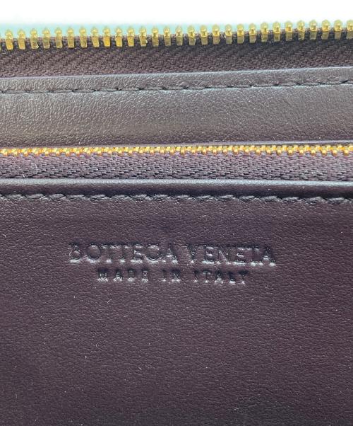 BOTTEGA VENETA（ボッテガベネタ）BOTTEGA VENETA (ボッテガベネタ) カセットジップアラウンドウォレット ブラウンの古着・服飾アイテム