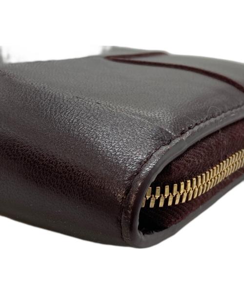 BOTTEGA VENETA（ボッテガベネタ）BOTTEGA VENETA (ボッテガベネタ) カセットジップアラウンドウォレット ブラウンの古着・服飾アイテム