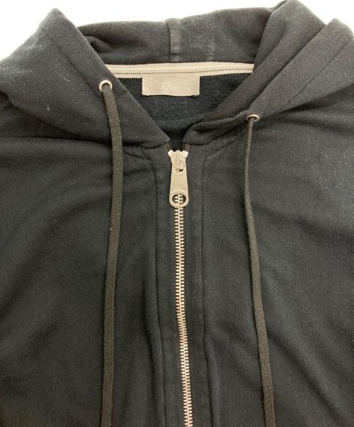 DIOR HOMME（ディオール オム）DIOR HOMME (ディオール オム) ジップパーカー ブラック サイズ:46の古着・服飾アイテム