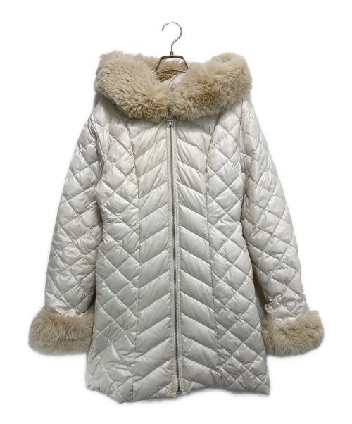 darich（ダーリッチ）darich (ダーリッチ) レディダウンジャケット アイボリー サイズ:Sの古着・服飾アイテム