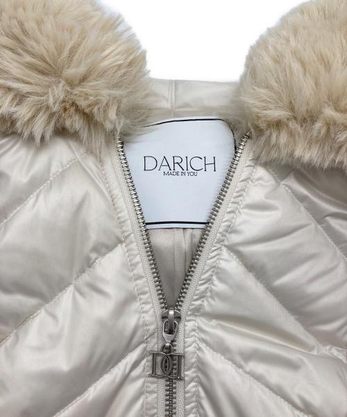 darich（ダーリッチ）darich (ダーリッチ) レディダウンジャケット アイボリー サイズ:Sの古着・服飾アイテム