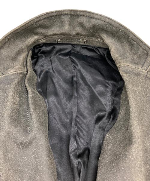 PPFM（ピーピーエフエム）PPFM (ピーピーエフエム) カウレザー3Bジャケット グレー サイズ:Mの古着・服飾アイテム