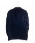 ARMANI COLLEZIONI (アルマーニ コレツィオーニ) ベロア2Bジャケット ネイビー サイズ:52：8000円