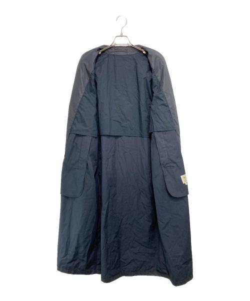 SCYE（サイ）SCYE (サイ) ステンカラーコート ネイビー サイズ:38の古着・服飾アイテム