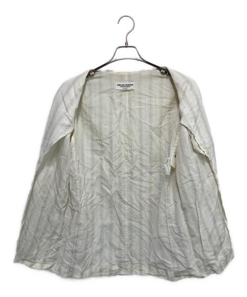 ROBE DE CHAMBRE COMME DES GARCONS（ローブドシャンブル コムデギャルソン）ROBE DE CHAMBRE COMME DES GARCONS (ローブドシャンブル コムデギャルソン) 3Bジャケット ベージュ サイズ:タグ印字消えの古着・服飾アイテム