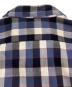 中古・古着 PS Paul Smith (ＰＳポールスミス) リネン混チェックシャツ ネイビー×ホワイト サイズ:L：6000円