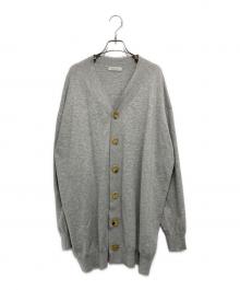 MADISON BLUE（マディソンブルー）の古着「ロングVネックカーディガン」｜グレー