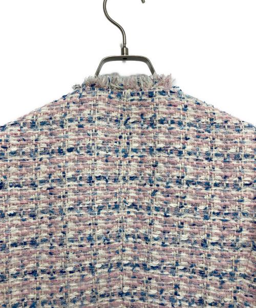ANAYI（アナイ）ANAYI (アナイ) ツイードジャケット ピンク サイズ:36の古着・服飾アイテム